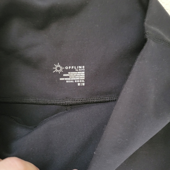 Womens Offline by Aerie black leggings size M - Picture 4 of 6